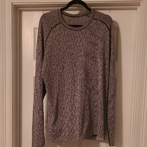 🍋 Lululemon athletica Men’s Long Sleeve Performance Top - Black & White